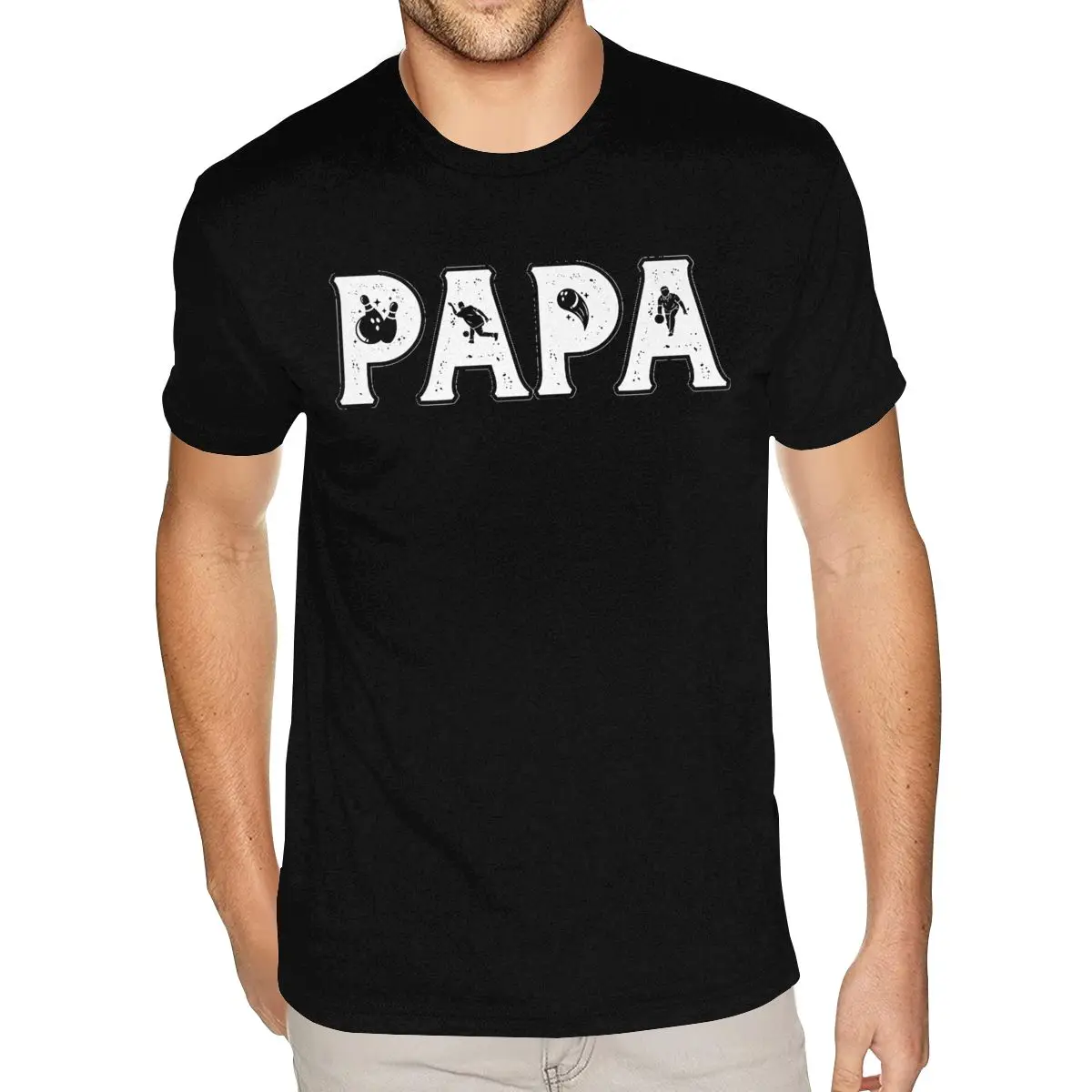 Best Mens Papa Bowling Lover Dad Tees for Men Personalized Short Sleeved Ultra Cotton Black Crew Tee Shirt
Best Mens Papa Bowling Lover Dad Tees for Men Personalized Short Sleeved Ultra Cotton Black Crew Tee Shirt