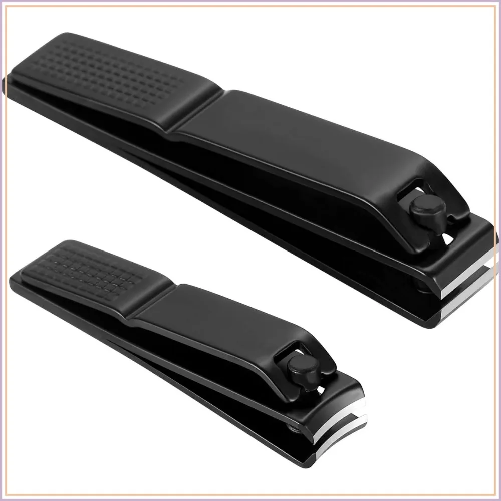 Nail & Toenail Clipper Set for Thick Ingrown Nails, Ultra Sharp Cutters for Men Women, Black
Nail & Toenail Clipper Set for Thick Ingrown Nails, Ultra Sharp Cutters for Men Women, Black