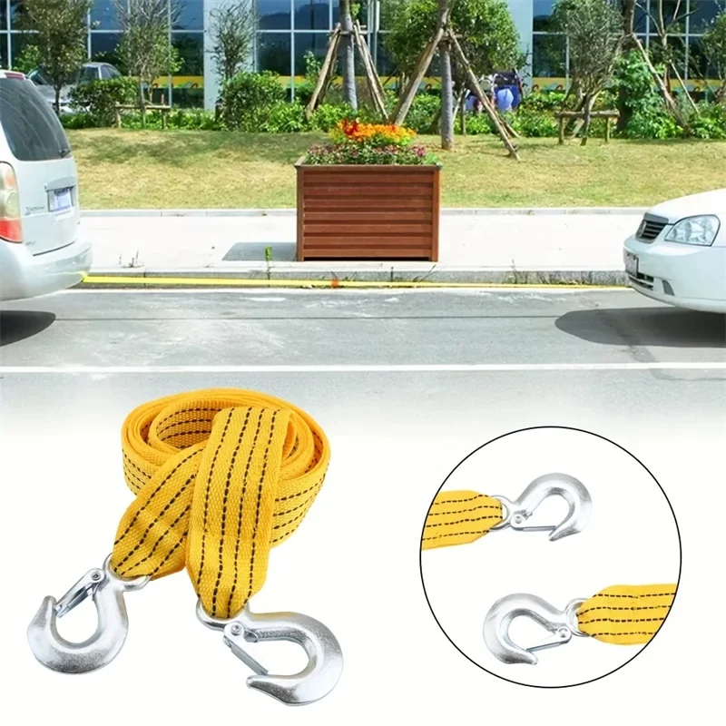 1Pcs Vehicle Traction Rope Car Safety Emergency Trailer Car Tow Rope Spot 157.48 Inch 3 Tons Eagle Hook Trailer Rope
1Pcs Vehicle Traction Rope Car Safety Emergency Trailer Car Tow Rope Spot 157.48 Inch 3 Tons Eagle Hook Trailer Rope