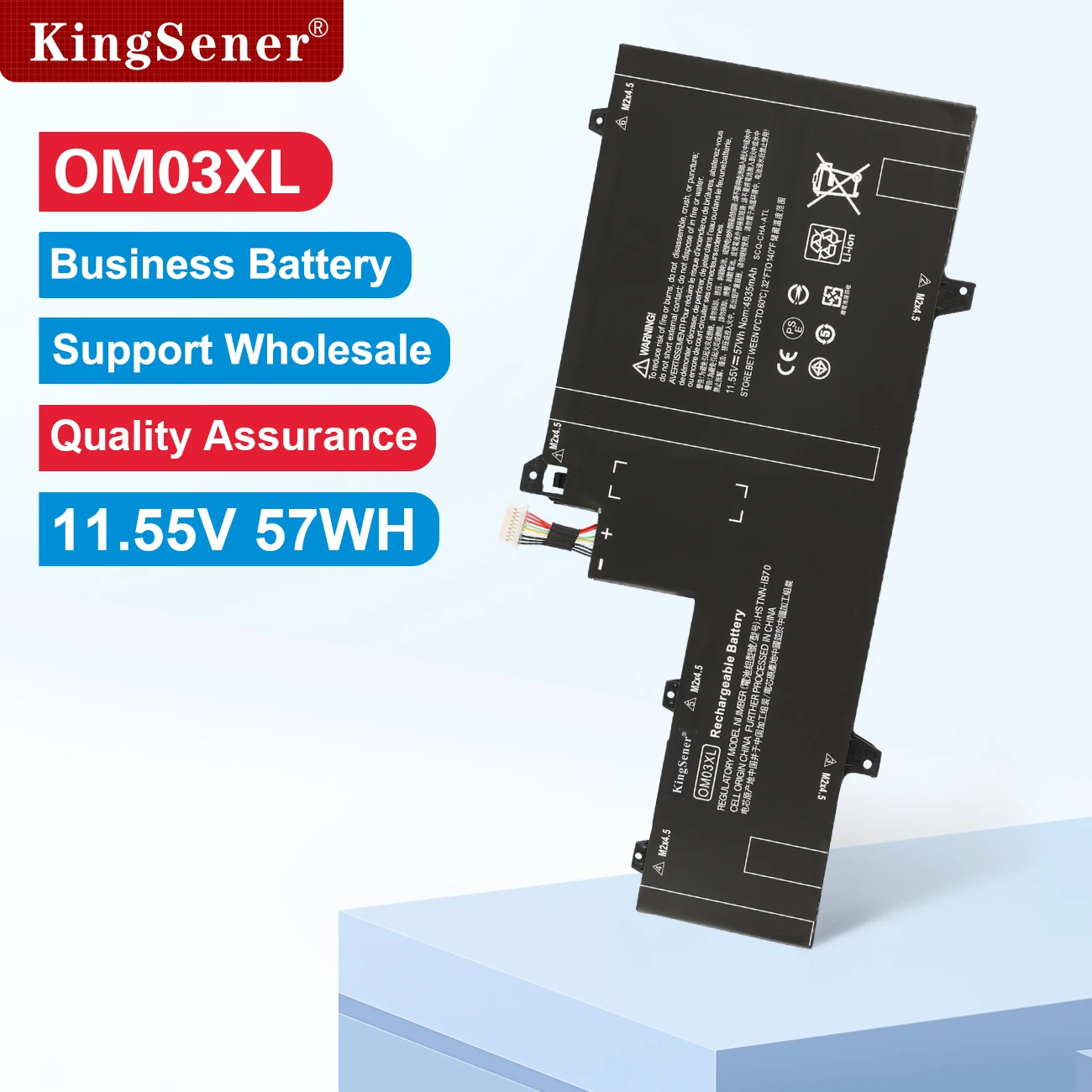 Аккумулятор KingSener OM03XL 11,55 в 57WH для HP Elitebook x360 1030 G2 HSTNN-IB7O HSTNN-IB70 863167-171 863167-1B1
Аккумулятор KingSener OM03XL 11,55 в 57WH для HP Elitebook x360 1030 G2 HSTNN-IB7O HSTNN-IB70 863167-171 863167-1B1