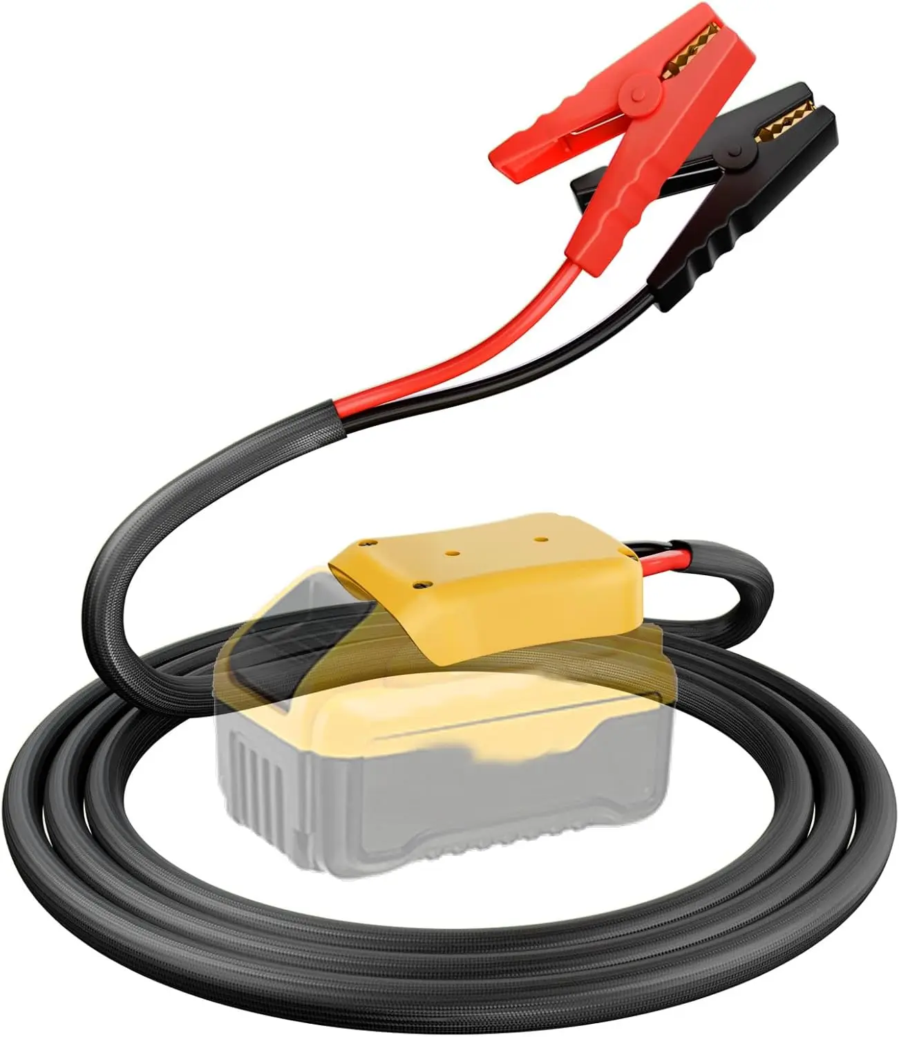 3.3FT 8AWG Jumper Cables with Adapter for 20V Battery, Portable Car Jump Starter Booster Cables for Automotive Use
3.3FT 8AWG Jumper Cables with Adapter for 20V Battery, Portable Car Jump Starter Booster Cables for Automotive Use
