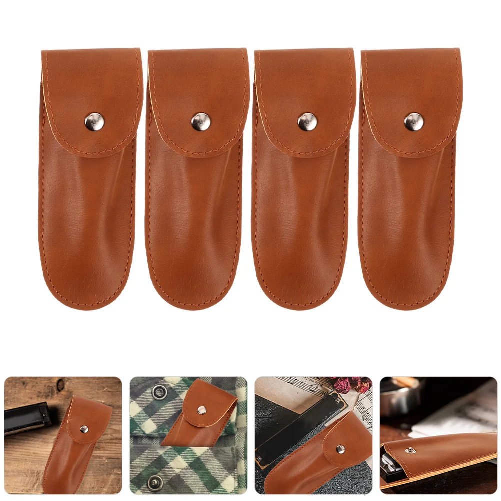 4 Pcs Harmonica Bag Cover Seahorse Knife Bottle Opener Storage Pouch Holder for Pu
4 Pcs Harmonica Bag Cover Seahorse Knife Bottle Opener Storage Pouch Holder for Pu