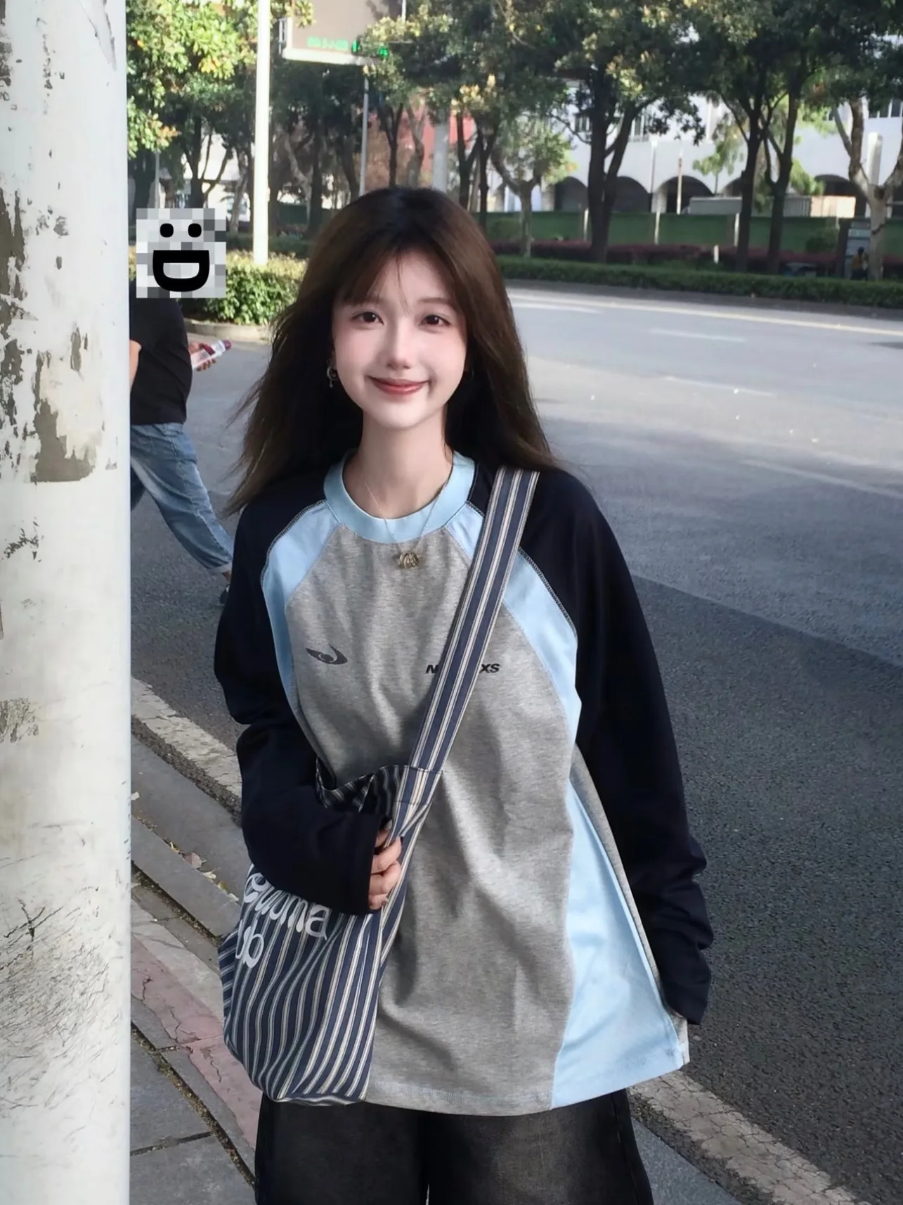 Retro American Color Block Long Sleeve T-Shirt Women's Spring Autumn Loose Couple Clothes Sporty Trendy Girls Top
Retro American Color Block Long Sleeve T-Shirt Women's Spring Autumn Loose Couple Clothes Sporty Trendy Girls Top