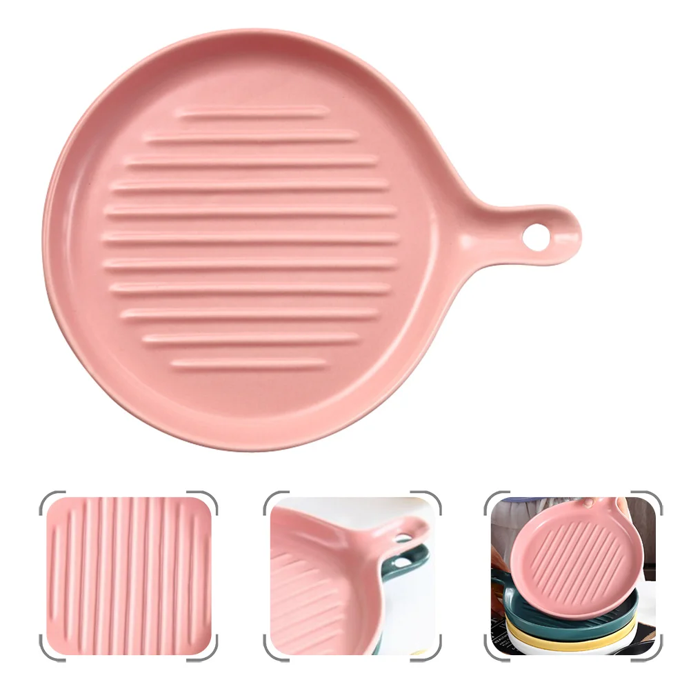 Ceramic Handle Plate Baking Dish Oven Safe Gentle Ceramic Non-Break Deform Smooth Edge Serving Plate for Restaurant Home Coffee
Ceramic Handle Plate Baking Dish Oven Safe Gentle Ceramic Non-Break Deform Smooth Edge Serving Plate for Restaurant Home Coffee