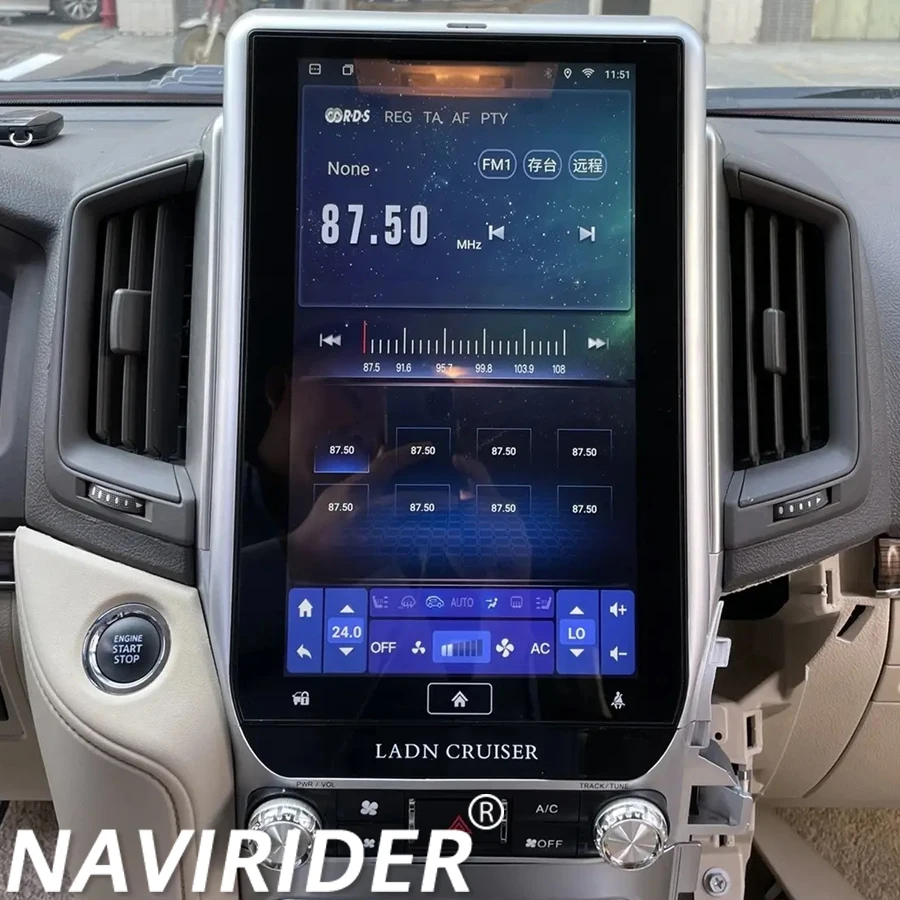 13.8" For Toyota Land Cruiser 200 Lc200 2017 2018 2019 Large Screen Android 13 Stereo GPS Navigation Multimedia DSP AHD Player
13.8" For Toyota Land Cruiser 200 Lc200 2017 2018 2019 Large Screen Android 13 Stereo GPS Navigation Multimedia DSP AHD Player