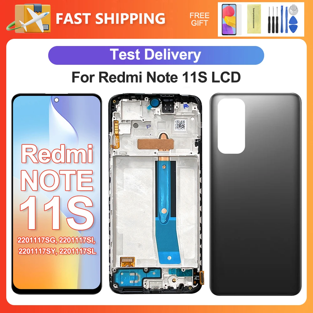 For Xiaomi Redmi Note 11S 6.43''Tested For Redmi Note11S 2201117SG LCD Display Touch Screen Digitizer Assembly Replacement
For Xiaomi Redmi Note 11S 6.43''Tested For Redmi Note11S 2201117SG LCD Display Touch Screen Digitizer Assembly Replacement
