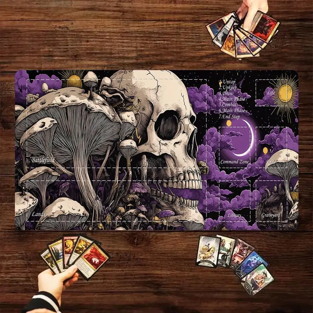 Strange mushrooms and skull Magic Playmat Card Gaming Mat with zone MTG TCG gathering game mat Desk Mat Commander Battle playmat
Strange mushrooms and skull Magic Playmat Card Gaming Mat with zone MTG TCG gathering game mat Desk Mat Commander Battle playmat