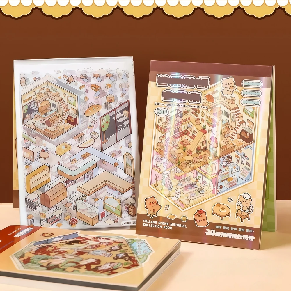 20 Scene Cards + 30 Stickers + 1 Tweezers Miniature Scene Collection Set 3D Scenery Stickers Handmade DIY Stickers for Journals
20 Scene Cards + 30 Stickers + 1 Tweezers Miniature Scene Collection Set 3D Scenery Stickers Handmade DIY Stickers for Journals