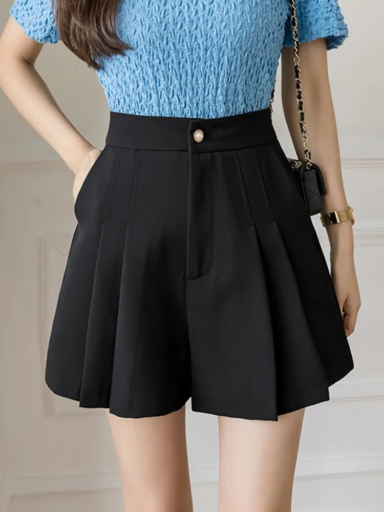 High Waist Casual Shorts Women New Arrival 2022 Summer Korean Style Solid Color All-match Ladies Elegant Short Pants W1077
High Waist Casual Shorts Women New Arrival 2022 Summer Korean Style Solid Color All-match Ladies Elegant Short Pants W1077