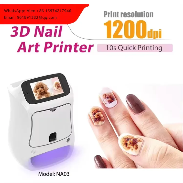 Portable 3D Price Printing Automatic Nail Print Art Designs Machine Polish DIY Digital Auto Nail Printer Nail Painting Machine
Portable 3D Price Printing Automatic Nail Print Art Designs Machine Polish DIY Digital Auto Nail Printer Nail Painting Machine
