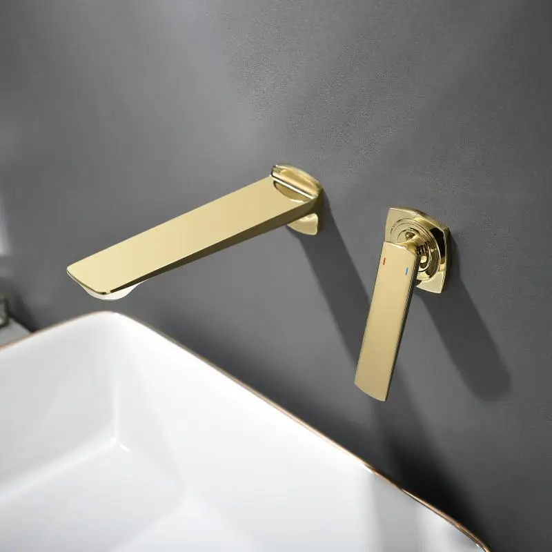 Встраиваемый настенный смеситель для раковины (горячая и холодная вода) из латуни для ванной комнаты
Встраиваемый настенный смеситель для раковины (горячая и холодная вода) из латуни для ванной комнаты