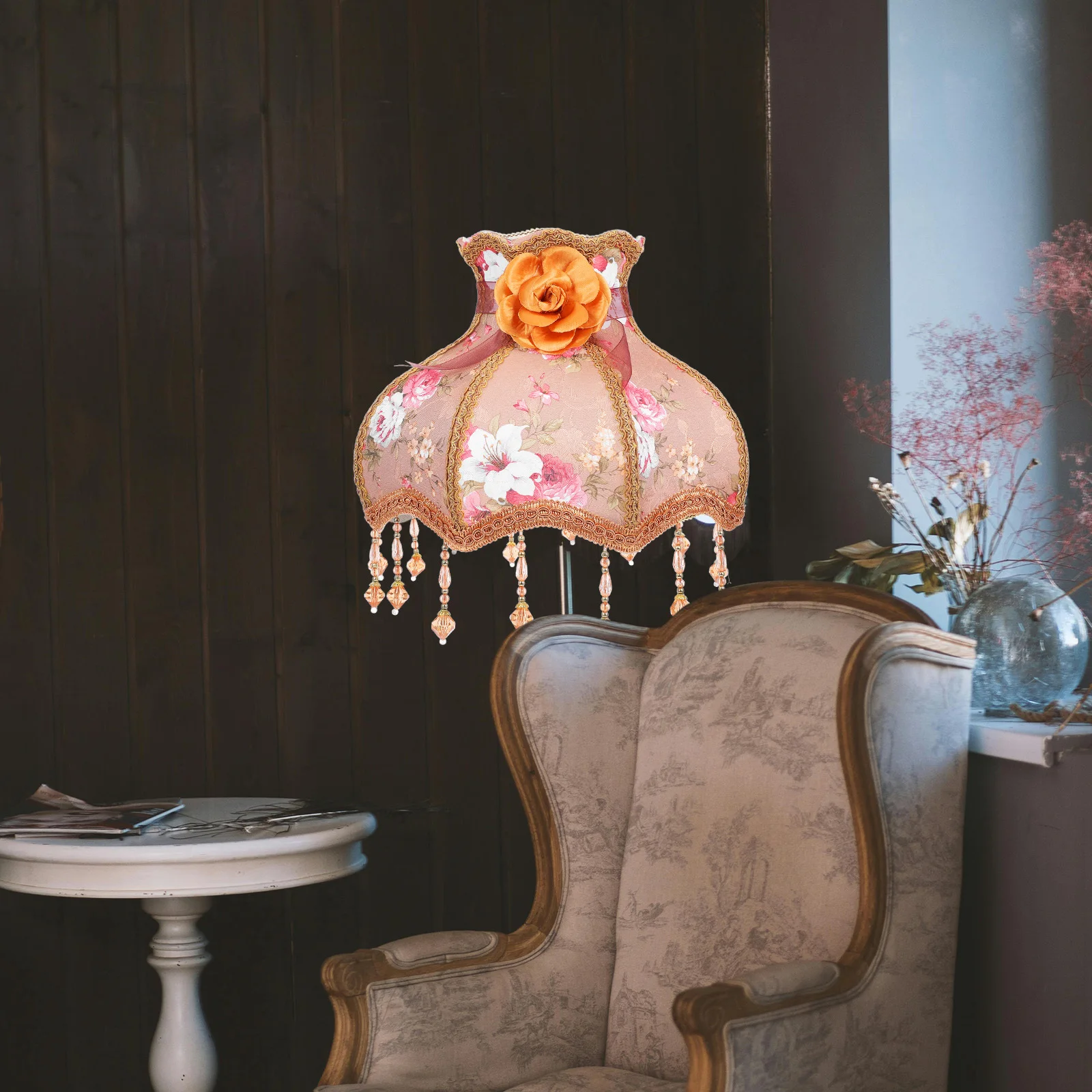 Vintage Lace Lamp Shade Fringe Beaded Fabric Scallop Tassel Design Replacement For Table Bedside Floor Lamp European Style
Vintage Lace Lamp Shade Fringe Beaded Fabric Scallop Tassel Design Replacement For Table Bedside Floor Lamp European Style