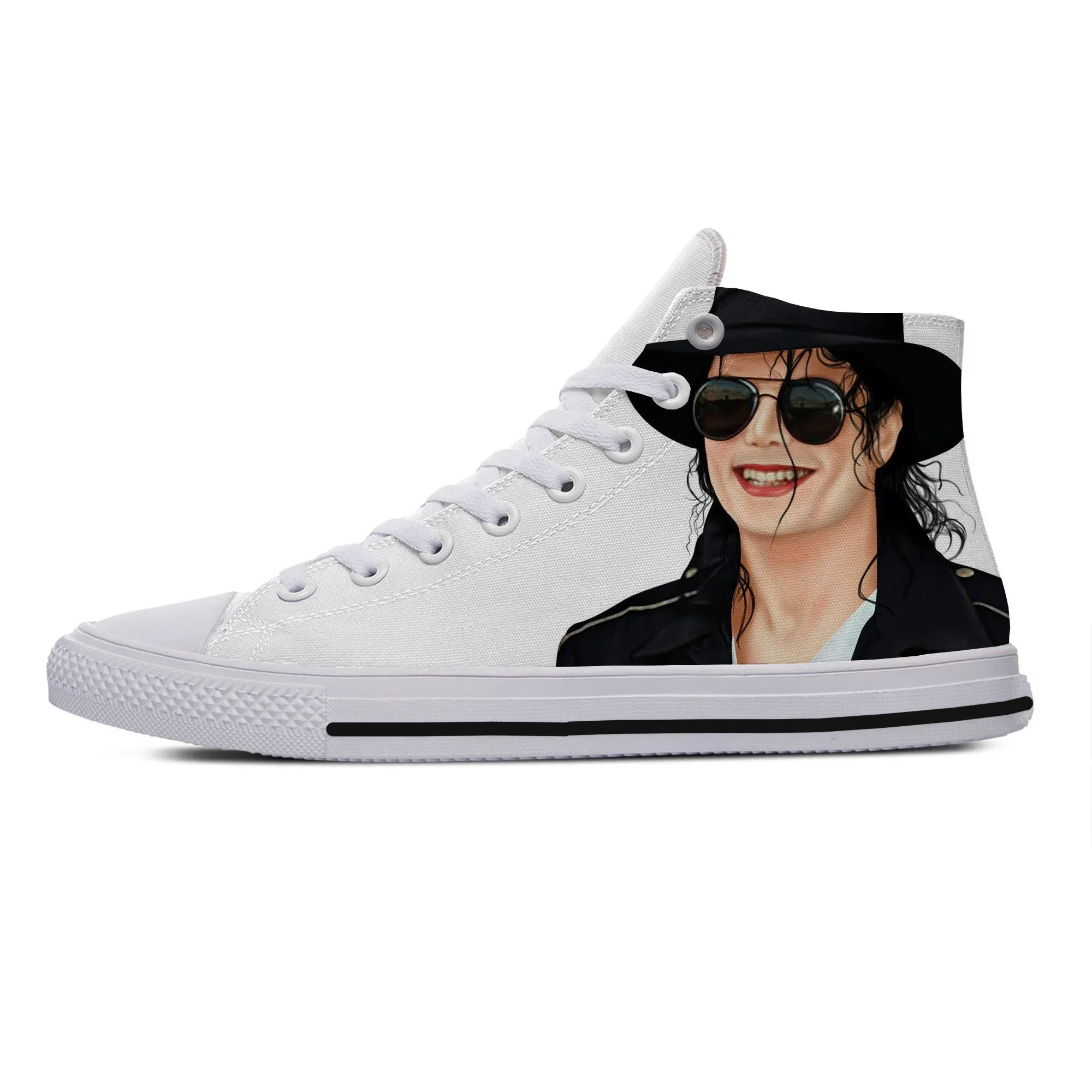 Hot Men Women Hip Hop Fashion Shoes Summer New Mens King of Pop Michael Jackson Lightweight Breathable Comfortable Canvas Shoes
Hot Men Women Hip Hop Fashion Shoes Summer New Mens King of Pop Michael Jackson Lightweight Breathable Comfortable Canvas Shoes