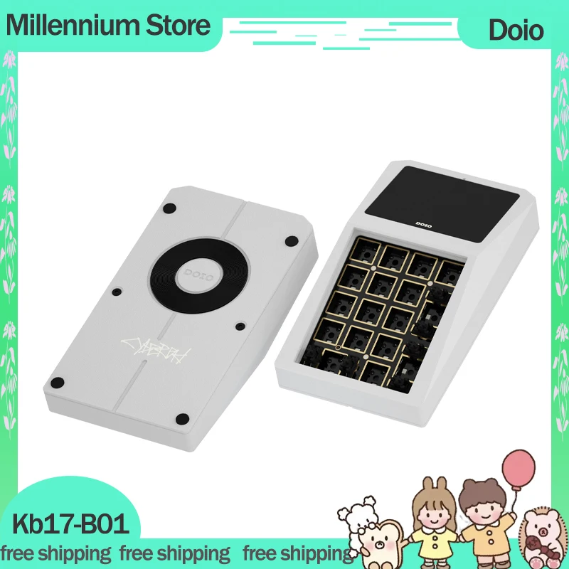 Doio Kb17-B01 Numeric Keypad Kit 2 mode Bluetooth Mechanical Keyboard Aluminum Alloy Cyberpad Hot Swap Custom Gamer Accessories
Doio Kb17-B01 Numeric Keypad Kit 2 mode Bluetooth Mechanical Keyboard Aluminum Alloy Cyberpad Hot Swap Custom Gamer Accessories