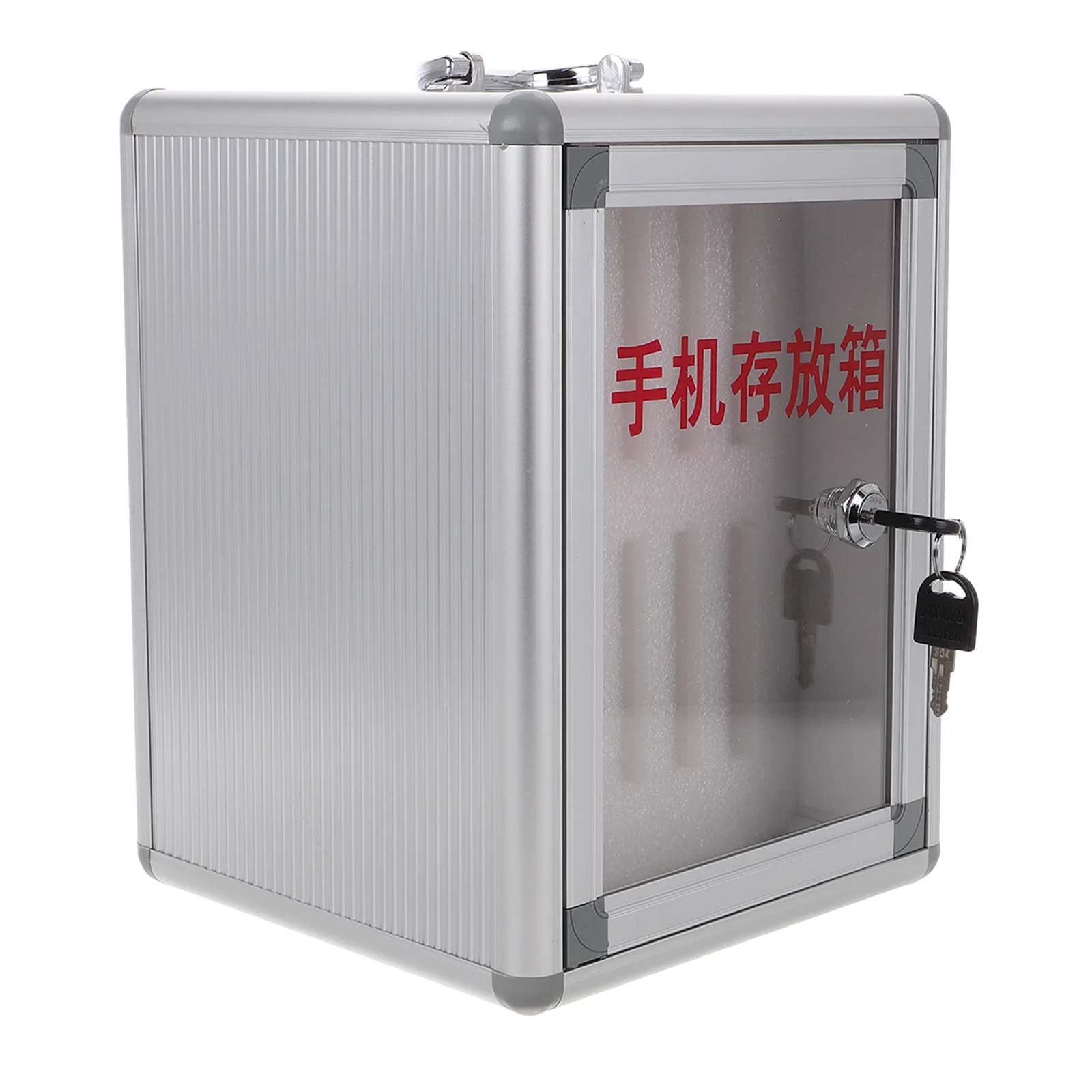Portable Cabinet Sturdy Case Safety Phone Organizing Box Lock Design for Classroom Office Cell Phone Locker Box
Portable Cabinet Sturdy Case Safety Phone Organizing Box Lock Design for Classroom Office Cell Phone Locker Box