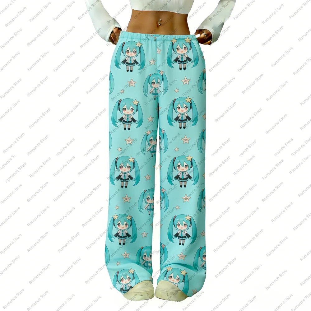 Фланелевые пижамные брюки с рисунком Хацунэ Мику для женщин, пижамные брюки для отдыха в стиле аниме, весенне-осенние и зимние брюки
Фланелевые пижамные брюки с рисунком Хацунэ Мику для женщин, пижамные брюки для отдыха в стиле аниме, весенне-осенние и зимние брюки