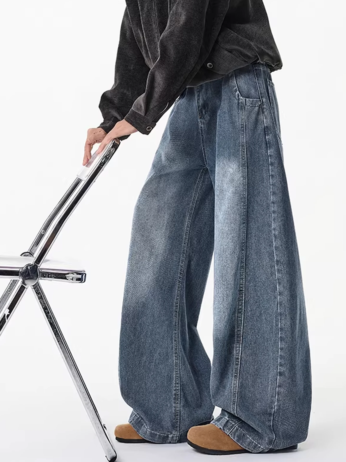 Мужские зимние теплые широкие джинсы, повседневные прямые, устойчивые к порезам, эластичные джинсы со средней талией в стиле пэчворк, джинсы с водной талией
Мужские зимние теплые широкие джинсы, повседневные прямые, устойчивые к порезам, эластичные джинсы со средней талией в стиле пэчворк, джинсы с водной талией