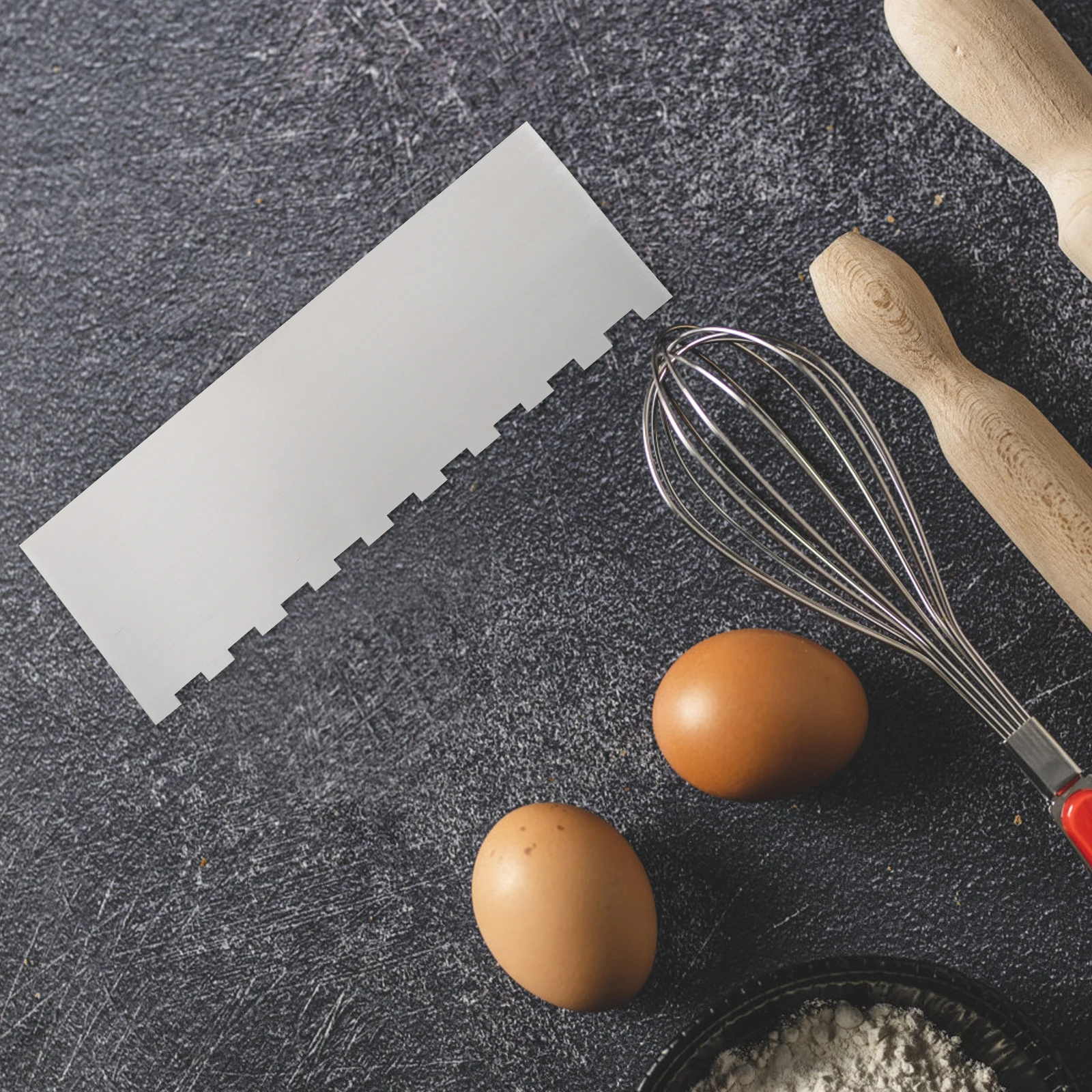 2Pcs Cream Spatula Stainless Steel Cake Baking Scrapers Tools Kitchen Gadgets Easy Clean Anti Rust Lightweight
2Pcs Cream Spatula Stainless Steel Cake Baking Scrapers Tools Kitchen Gadgets Easy Clean Anti Rust Lightweight
