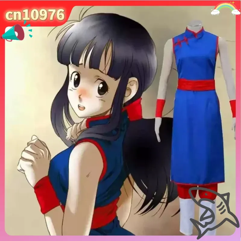 Костюм для косплея Чичи из Dragon Ball, синяя униформа, реквизит, чонсам, женская рубашка, униформа, платье, комплект для Хэллоуина, подарок
Костюм для косплея Чичи из Dragon Ball, синяя униформа, реквизит, чонсам, женская рубашка, униформа, платье, комплект для Хэллоуина, подарок