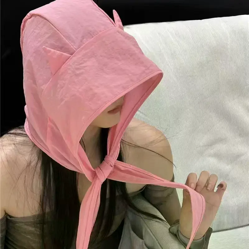 Little Devil Strap Quick Drying Sun Visor Female Thin Ear Protection Headband Hat Cute Cat's Ears Show Small Face
Little Devil Strap Quick Drying Sun Visor Female Thin Ear Protection Headband Hat Cute Cat's Ears Show Small Face