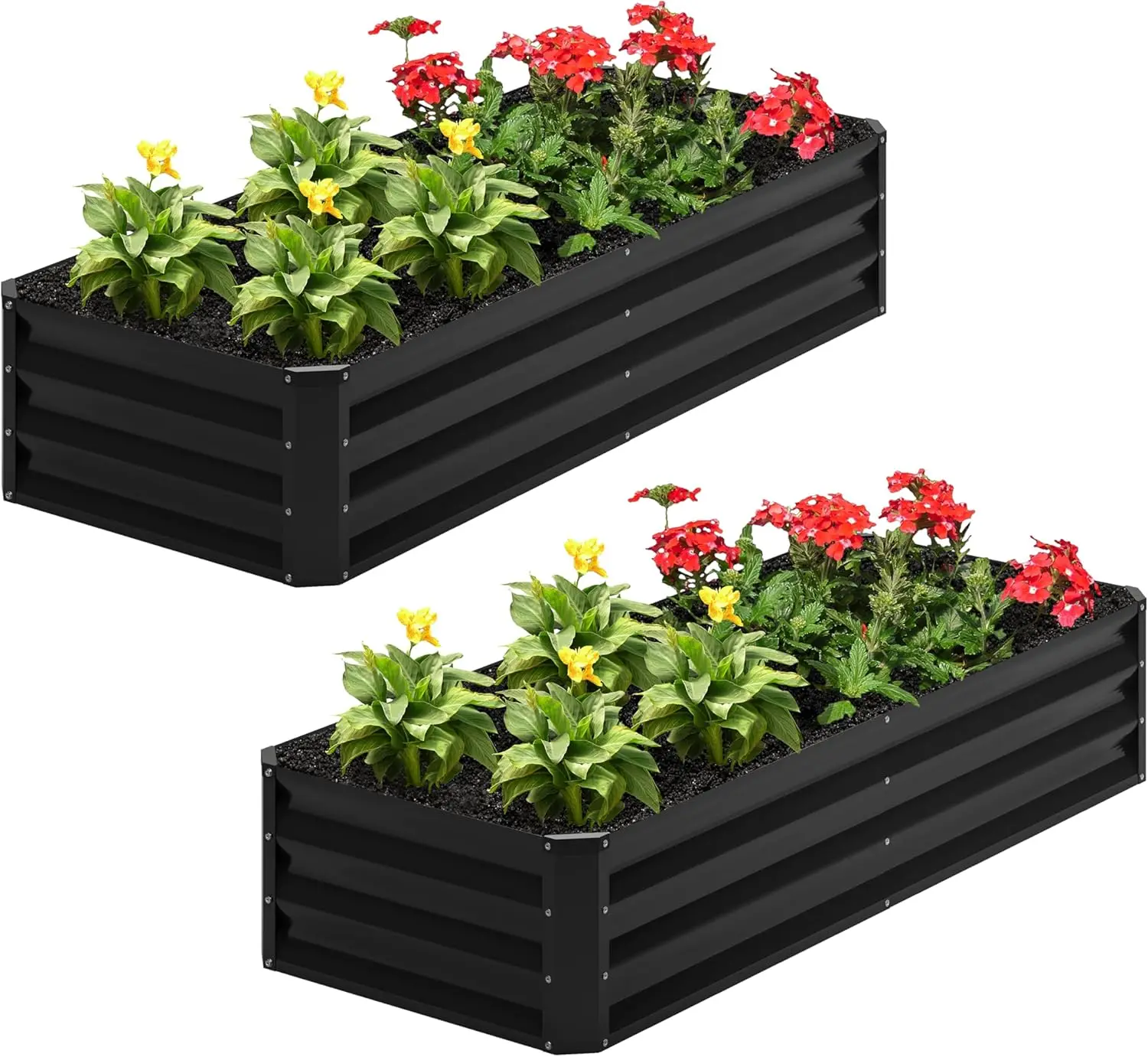 2PCS 4x2x1FT Galvanized Raised Garden Bed,Planter Raised Beds-Metal Garden Box,Large Plant for Outdoor Planting, Vegetab
2PCS 4x2x1FT Galvanized Raised Garden Bed,Planter Raised Beds-Metal Garden Box,Large Plant for Outdoor Planting, Vegetab