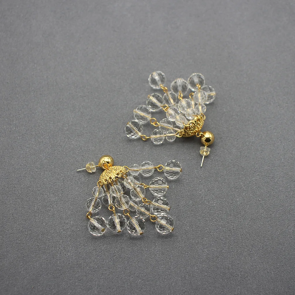 Vintage Chandelier Earrings Antique Crystal Transparent Earrings Tassel Dangle Jewelry Accessories Birthday Gifts for Women
Vintage Chandelier Earrings Antique Crystal Transparent Earrings Tassel Dangle Jewelry Accessories Birthday Gifts for Women