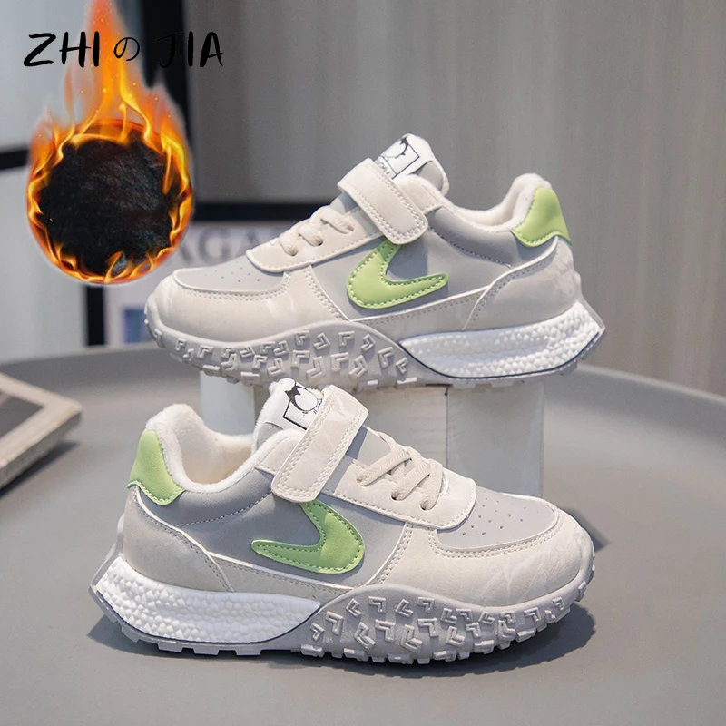 Children's Winter Plush Casual Shoes Outdoor Anti Slip Lightweight Running Shoes Fashion Trend Sneaker Leather Warm Footwear
Children's Winter Plush Casual Shoes Outdoor Anti Slip Lightweight Running Shoes Fashion Trend Sneaker Leather Warm Footwear