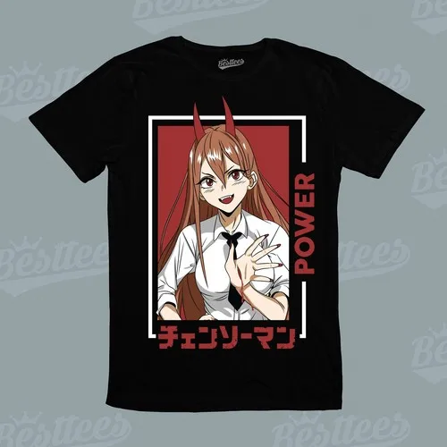 Mens/ Womens/Kids Japanese Anime Chainsaw Man Power Blood Wave Devil T-Shirt
Mens/ Womens/Kids Japanese Anime Chainsaw Man Power Blood Wave Devil T-Shirt