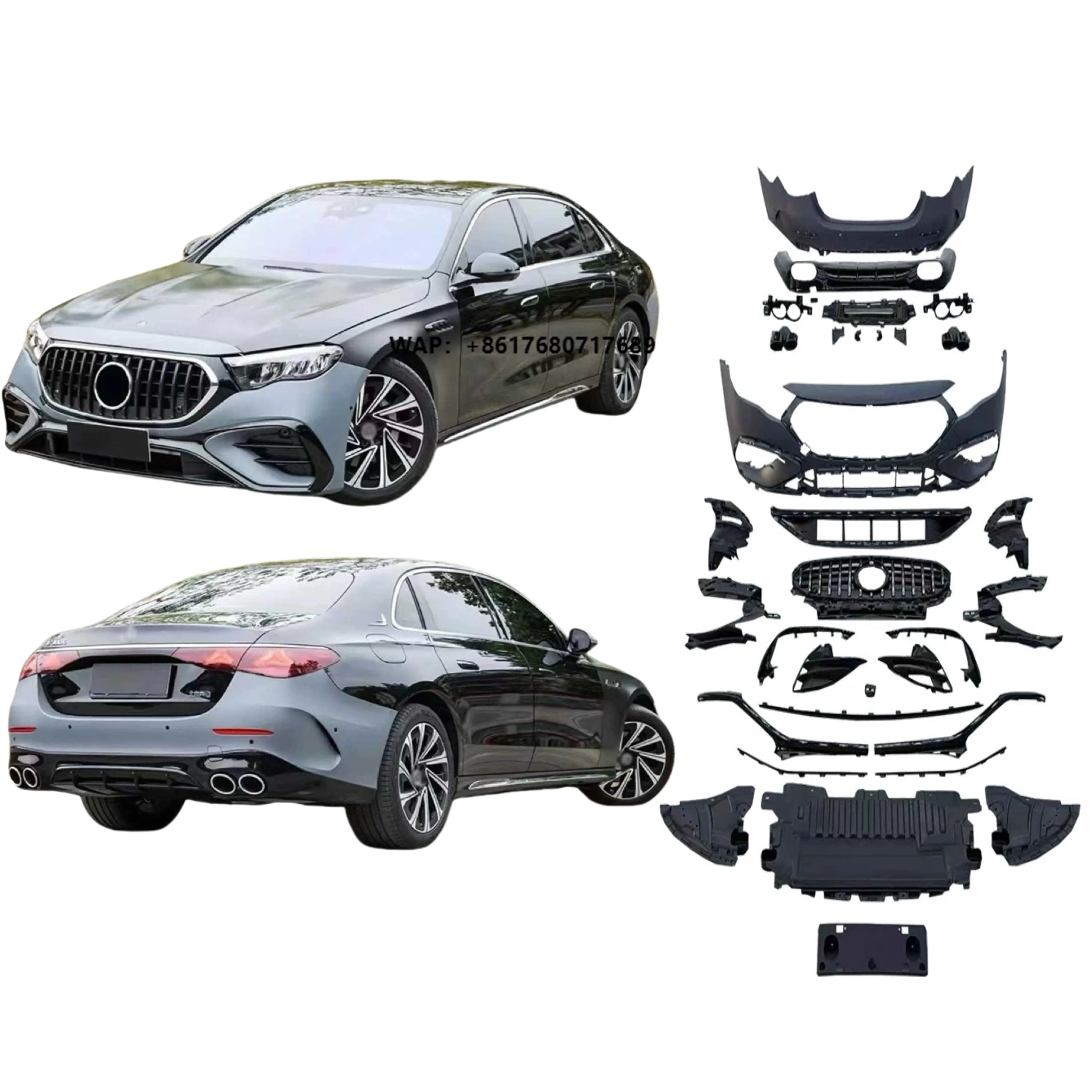 New High Quality E53 Style Body Kit for -Benz E-Class W213 Front/Rear Bumpers Grill Diffuser Upgrade Easy
New High Quality E53 Style Body Kit for -Benz E-Class W213 Front/Rear Bumpers Grill Diffuser Upgrade Easy