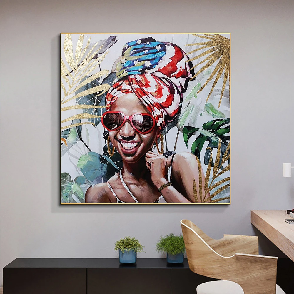 Sexy Fashion Black Woman Canvas Painting Modern Nordic Wall Art Pictures Posters And Prints For Living Room Home Decoration
Sexy Fashion Black Woman Canvas Painting Modern Nordic Wall Art Pictures Posters And Prints For Living Room Home Decoration