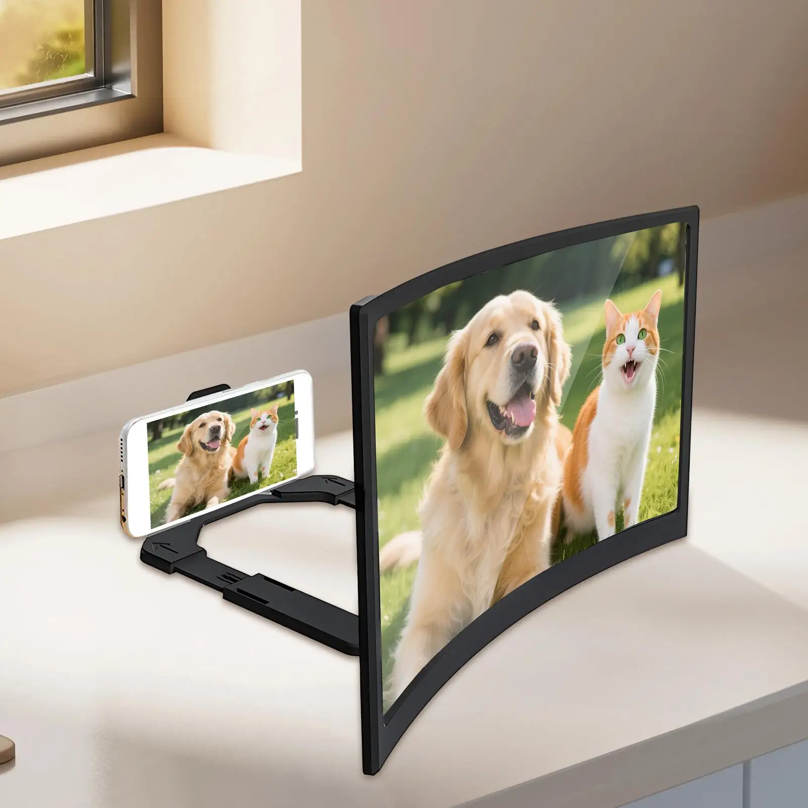 Экран-лупа для телефона, 12-дюймовый портативный складной увеличительный инструмент, лупа для сотового телефона, экран для семьи, друзей, студентов, взрослых
Экран-лупа для телефона, 12-дюймовый портативный складной увеличительный инструмент, лупа для сотового телефона, экран для семьи, друзей, студентов, взрослых