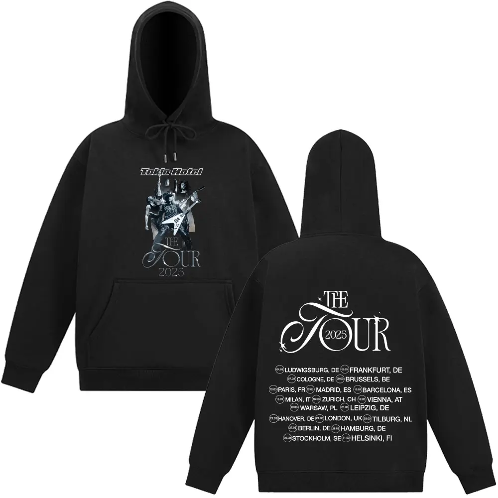 Tokio Hotel Concert Tour 2025 Hoodies German Rock Band Hip Hop Punk Man Woman Gothic Clothing Fashion Unisex Oversized Tracksuit
Tokio Hotel Concert Tour 2025 Hoodies German Rock Band Hip Hop Punk Man Woman Gothic Clothing Fashion Unisex Oversized Tracksuit