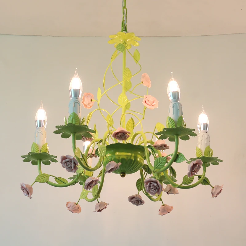 Simple pastoral style warm bedroom lamps, dining room chandeliers, study room, iron flower and grass personality flower branch
Simple pastoral style warm bedroom lamps, dining room chandeliers, study room, iron flower and grass personality flower branch