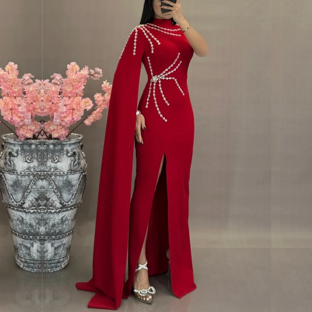Customized Elegant Formal Glitter Evening Dress High Collar Trumpet Long Dresses Bespoke Occasion Grace Party Gown Classic
Customized Elegant Formal Glitter Evening Dress High Collar Trumpet Long Dresses Bespoke Occasion Grace Party Gown Classic