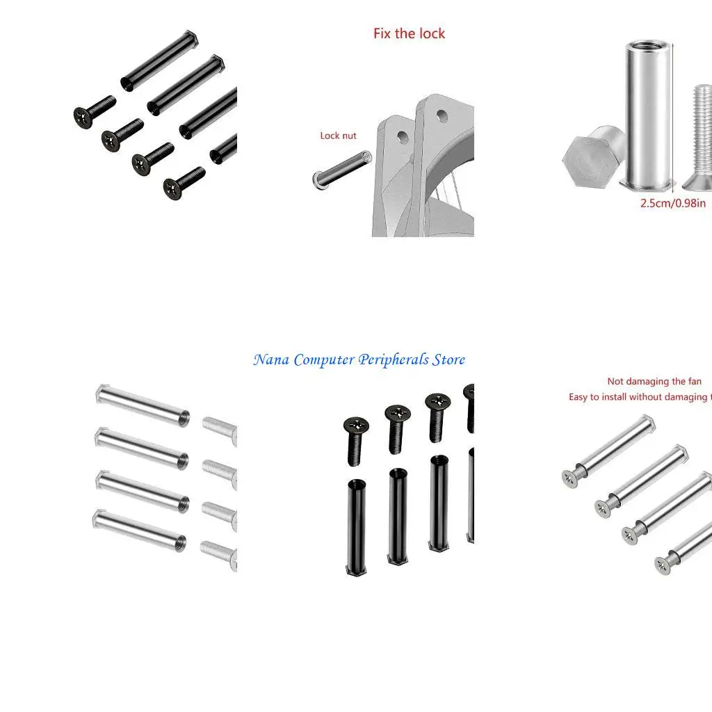 F68C Set of 4 Fixing Fan Screws for 25mm Fan Easy Installations Easy Fan Mount
F68C Set of 4 Fixing Fan Screws for 25mm Fan Easy Installations Easy Fan Mount