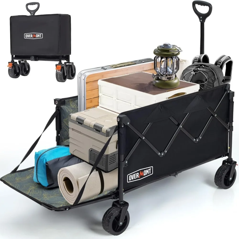 200L Foldable Wagon Cart with All-terrain Big Wheels for Outdoor Camping Sports Garden Beach Grocery
200L Foldable Wagon Cart with All-terrain Big Wheels for Outdoor Camping Sports Garden Beach Grocery