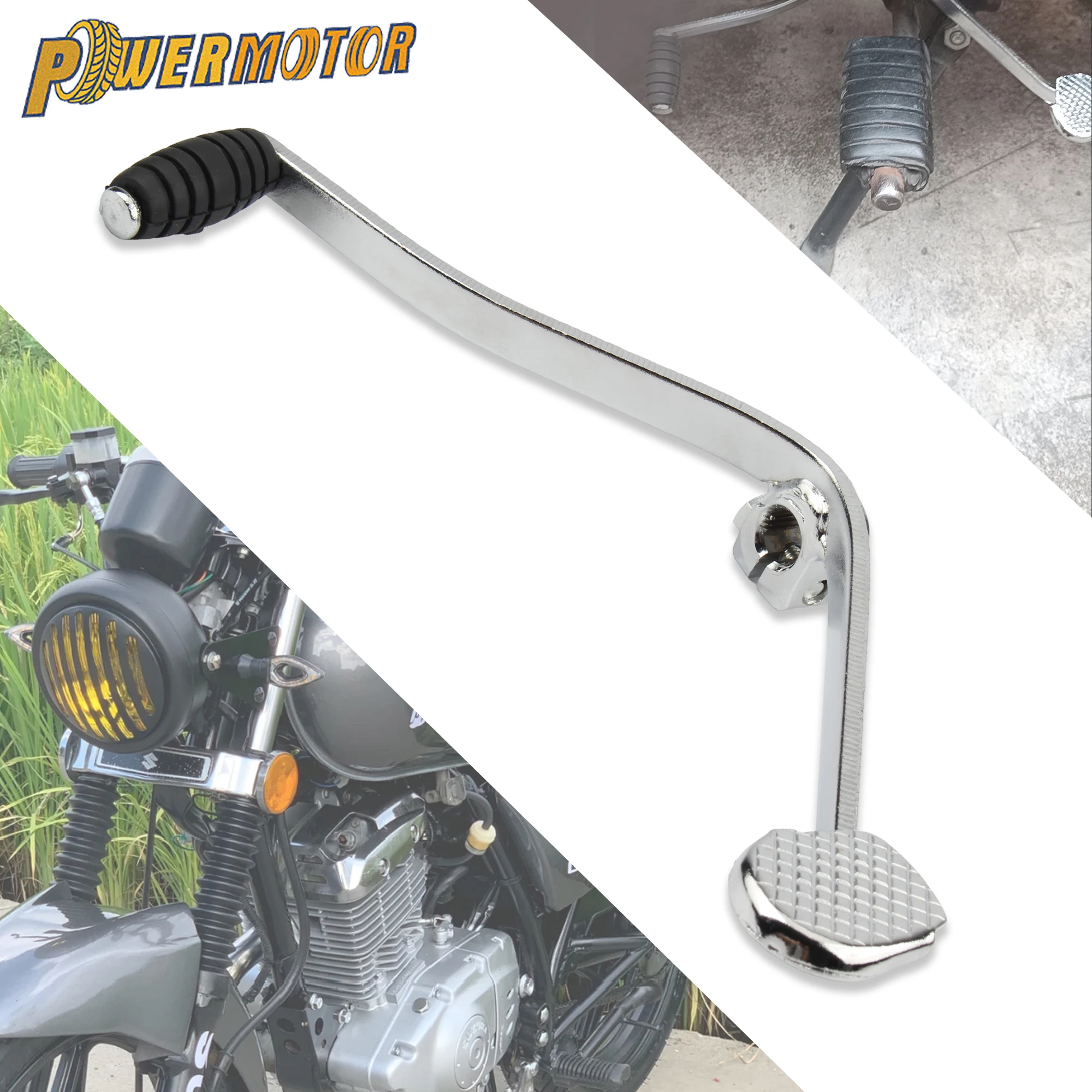 12mm Motorcycle Front Rear Foot Pedals Gear Lever for Honda CG125 Motorbike Accessories Gear Shift Pedal Lever Arm Shifter Peg
12mm Motorcycle Front Rear Foot Pedals Gear Lever for Honda CG125 Motorbike Accessories Gear Shift Pedal Lever Arm Shifter Peg