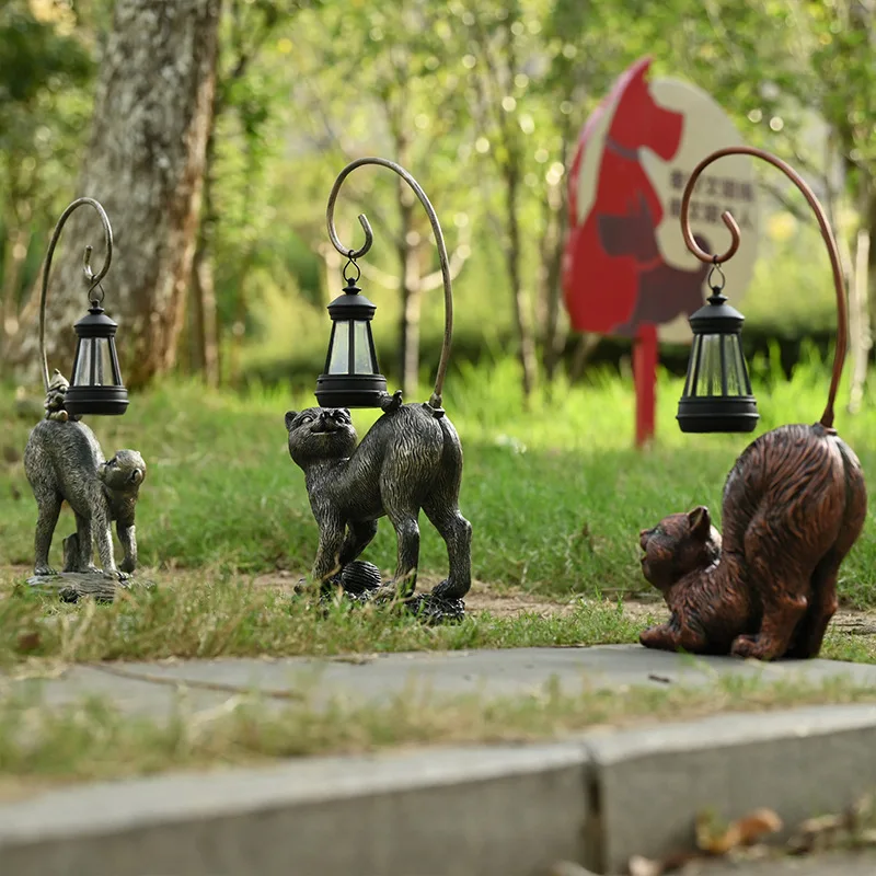 Hot Sale Solar Cat Statue Outdoor Cat Statue With Solar Lantern 38cm Outdoor Garden Decor Yard Art Resin Figurine Christmas Gift
Hot Sale Solar Cat Statue Outdoor Cat Statue With Solar Lantern 38cm Outdoor Garden Decor Yard Art Resin Figurine Christmas Gift