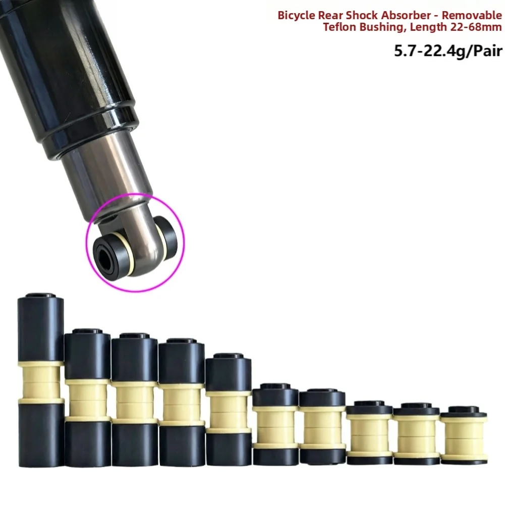 PTFE Lined Shock Absorber Bushing for DU Rear Mount on Mountain Bikes with Aluminum Housing and Precise Dimensional Range
PTFE Lined Shock Absorber Bushing for DU Rear Mount on Mountain Bikes with Aluminum Housing and Precise Dimensional Range