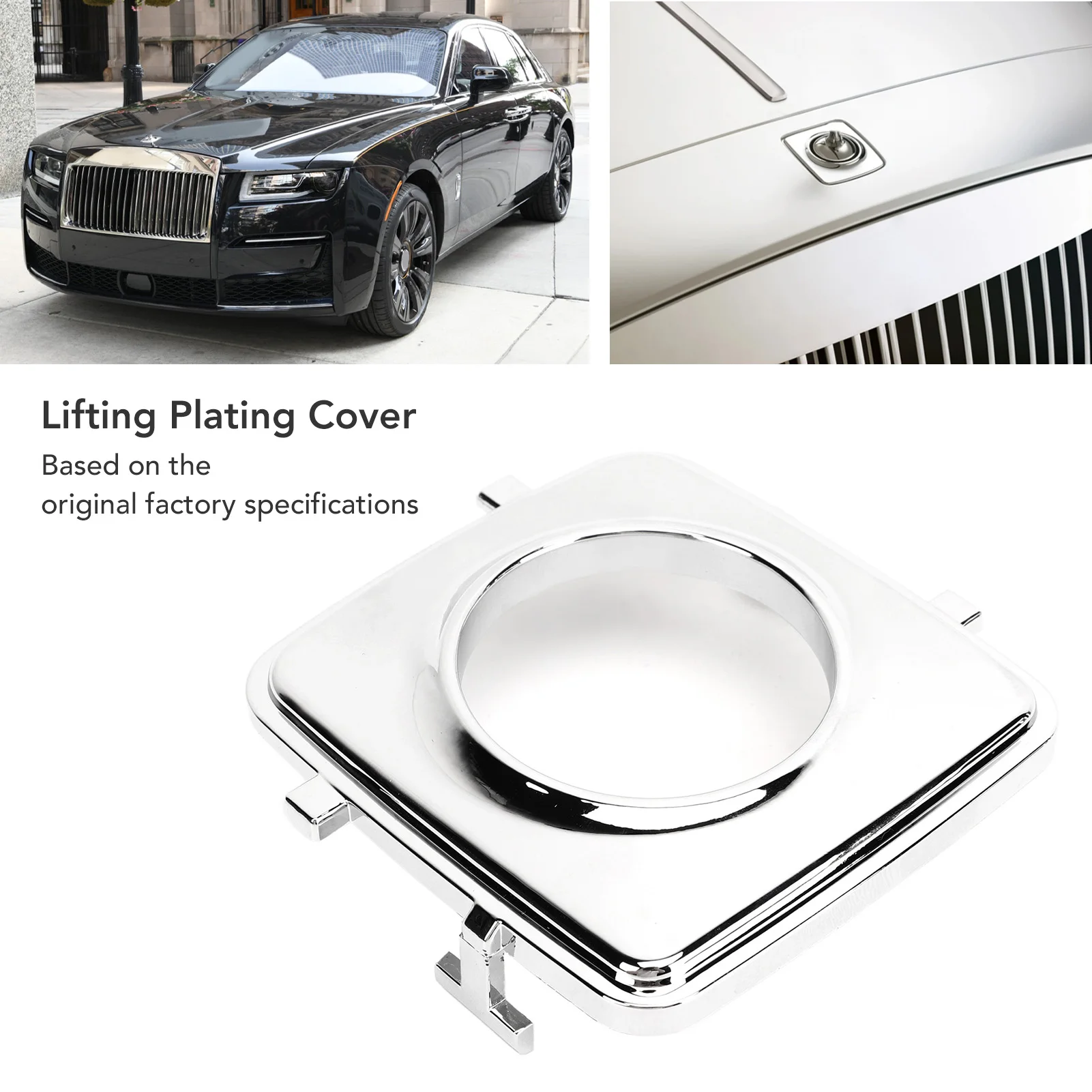 Goddess Lifting Chrome Plating Cover Replacement for Rolls Royce Ghost RR4 Spirit of Ecstasy Car Exterior Decoration Accessories
Goddess Lifting Chrome Plating Cover Replacement for Rolls Royce Ghost RR4 Spirit of Ecstasy Car Exterior Decoration Accessories