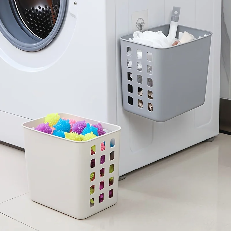 Wall-mounted Basket, Hollow Laundry Supplies, Sorting Basket, Household Bathroom Sundries Hanging Laundry Basket
Wall-mounted Basket, Hollow Laundry Supplies, Sorting Basket, Household Bathroom Sundries Hanging Laundry Basket