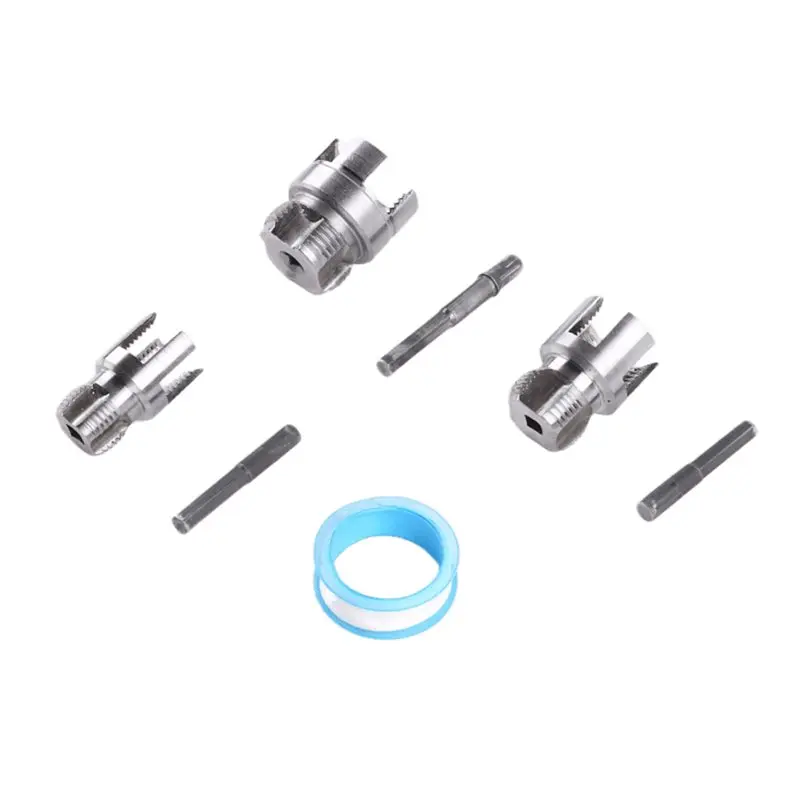 ABJT-For Plumbing Compatible Drill PVC Plastic Pipe Threader Kit Internal& External Pipe Threading Tool Set 1/2" 3/4" 1"
ABJT-For Plumbing Compatible Drill PVC Plastic Pipe Threader Kit Internal& External Pipe Threading Tool Set 1/2" 3/4" 1"