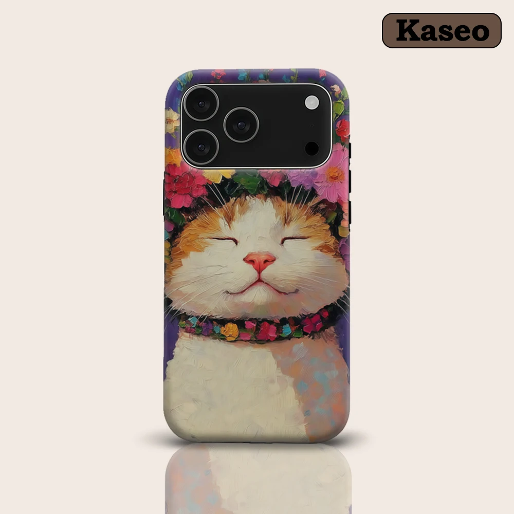 Floral Crown Tabby Cat for Magnetic Phone Case for IPhone 17 16 15 14 13 Pro Max Plus Single Double-layer Tough Case
Floral Crown Tabby Cat for Magnetic Phone Case for IPhone 17 16 15 14 13 Pro Max Plus Single Double-layer Tough Case