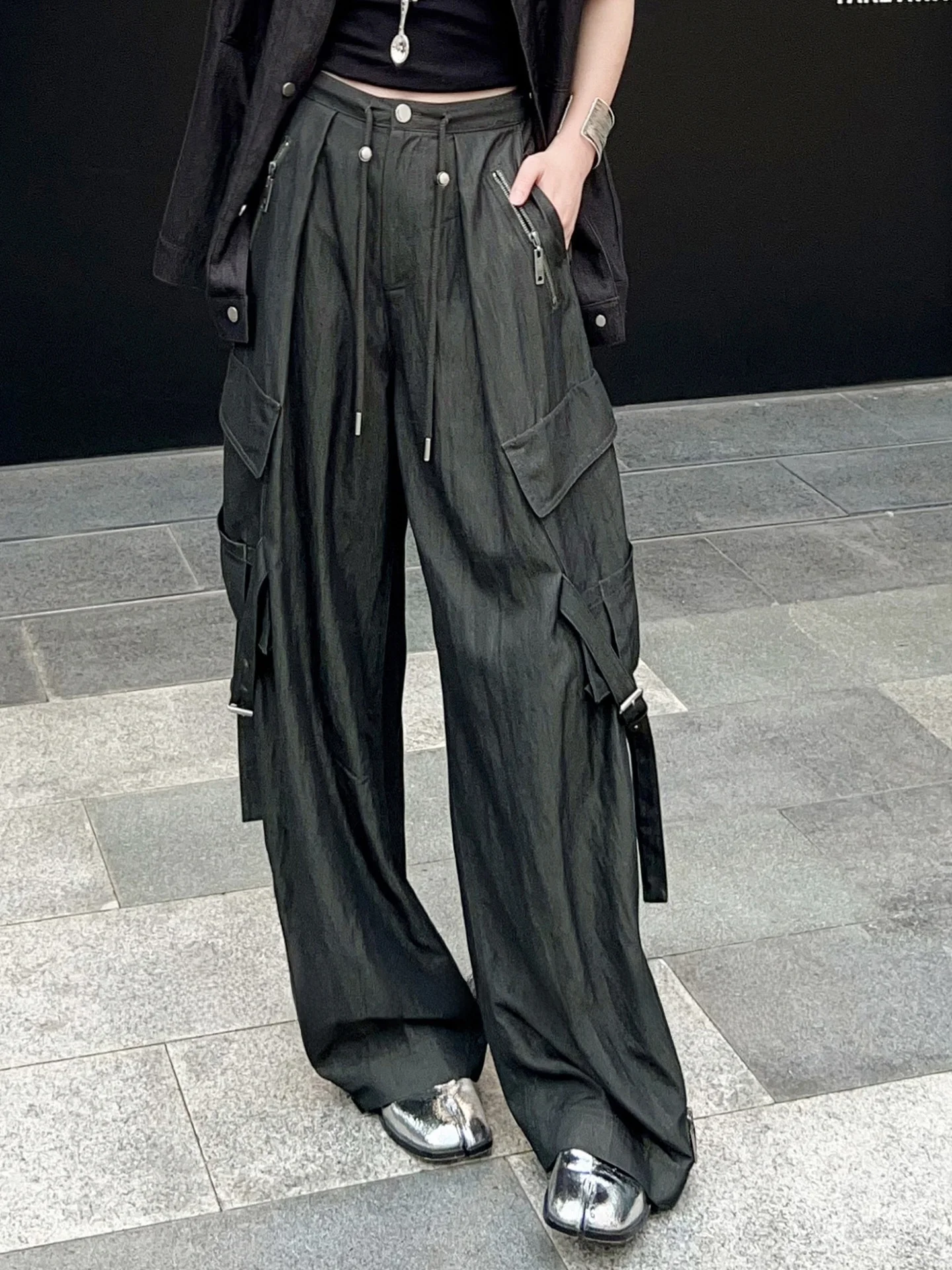 Meiyang Mountain Work Trousers Casual Wrinkle Effect Zipper Slit Biker Sle High Waist Long Pants Women's Faion
Meiyang Mountain Work Trousers Casual Wrinkle Effect Zipper Slit Biker Sle High Waist Long Pants Women's Faion