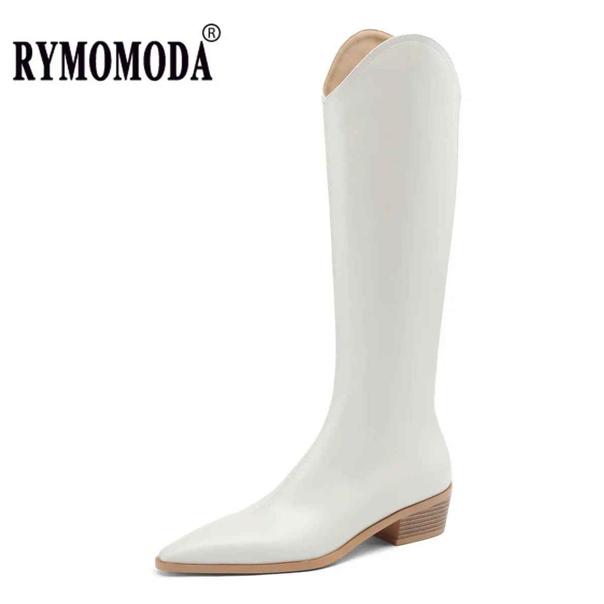Knee High Boots Women Genuine Leather 2024 Fall Winter Low Heel Pointed Toe Side Zipper Ladies High Quality Long Shoes Big Size
Knee High Boots Women Genuine Leather 2024 Fall Winter Low Heel Pointed Toe Side Zipper Ladies High Quality Long Shoes Big Size