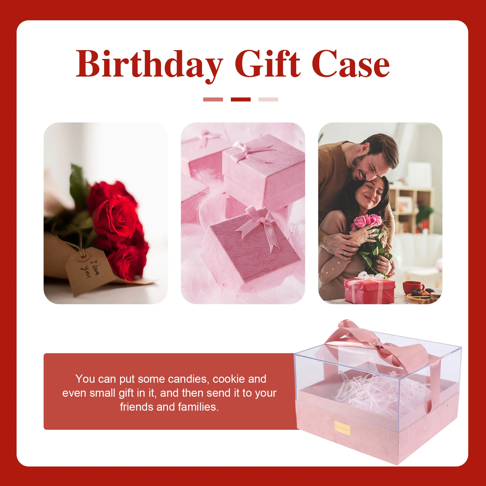 1Pcs Acrylic Candy Gift Box Transparent Wedding Decorative Case Festival Party Packaging Box Wedding Gift Case
1Pcs Acrylic Candy Gift Box Transparent Wedding Decorative Case Festival Party Packaging Box Wedding Gift Case