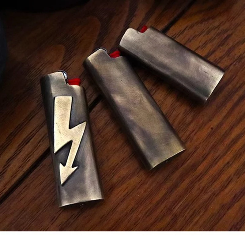1PC Brass Lighter Case Cover Holder For Bic Standard Size j3 J5 Lighters EDC Tool Lighters Case Sleeve Holder
1PC Brass Lighter Case Cover Holder For Bic Standard Size j3 J5 Lighters EDC Tool Lighters Case Sleeve Holder