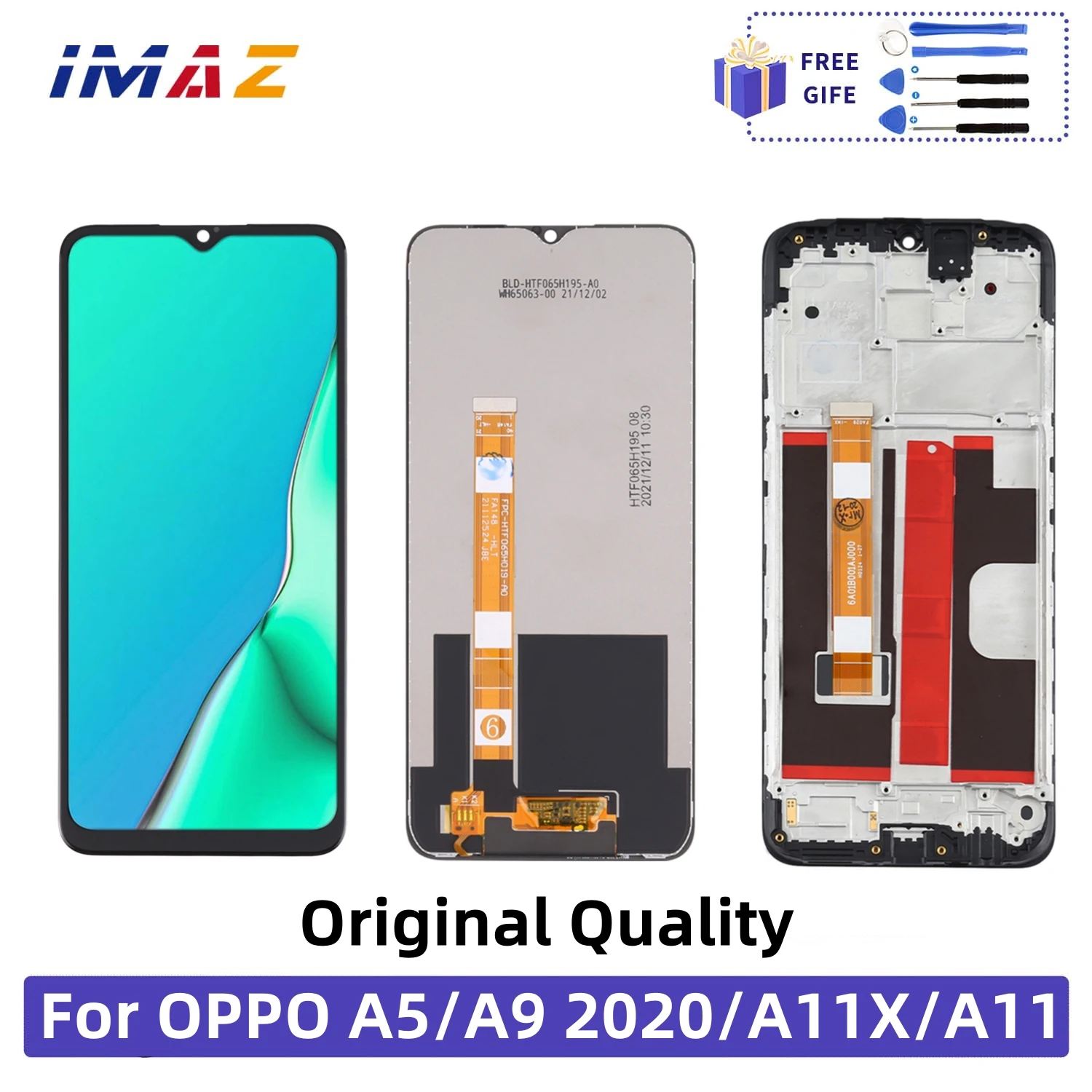 6.5" Original For Oppo A11 / A11x 2019 / A5 / A9 (2020) CPH1937 CPH1939 CPH1931 LCD Display Touch Screen Digitizer Assembly
6.5" Original For Oppo A11 / A11x 2019 / A5 / A9 (2020) CPH1937 CPH1939 CPH1931 LCD Display Touch Screen Digitizer Assembly