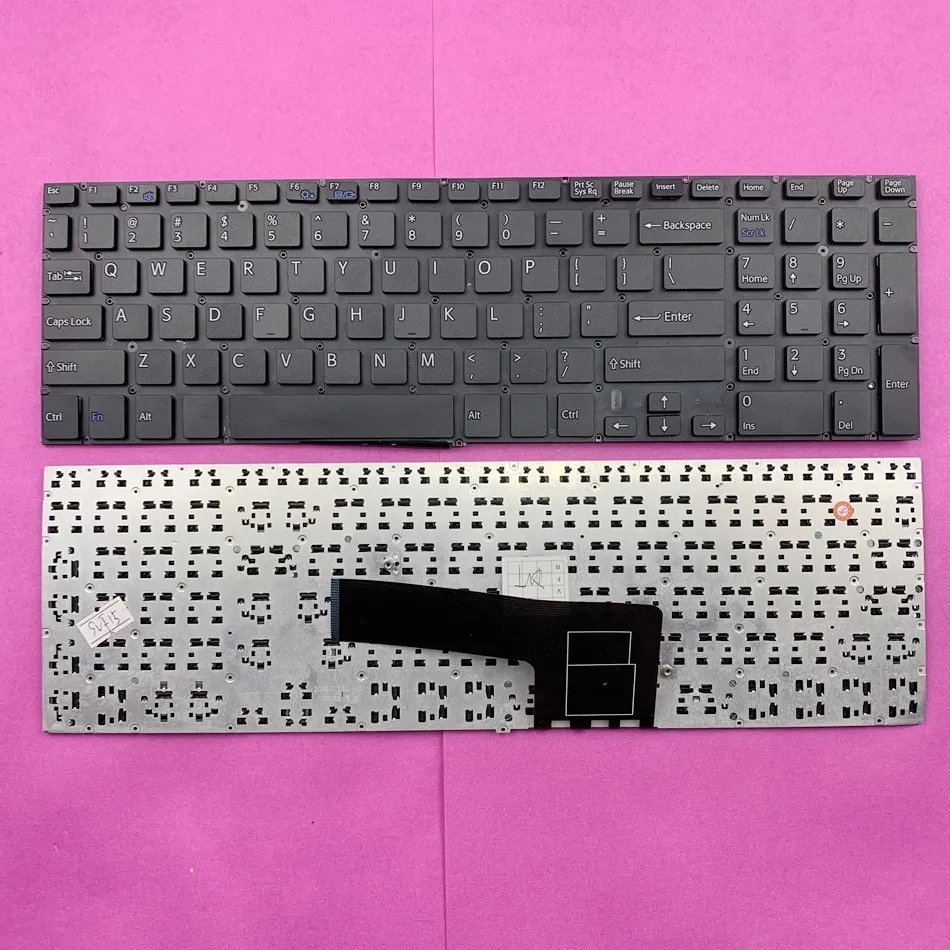 US Laptop Keyboard for Sony VAIO Fit 15 fit15 SVF15 SVF15A SVF15E svf152c29v Series US Layout
US Laptop Keyboard for Sony VAIO Fit 15 fit15 SVF15 SVF15A SVF15E svf152c29v Series US Layout