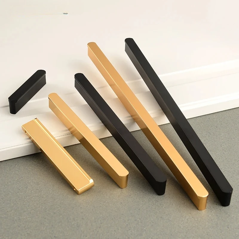 Modern Minimalist Cabinet Handles Luxury Kitchen Wardrobe Door Extended Black Handles Cabinet Door Gold Handle Drawer Pulls
Modern Minimalist Cabinet Handles Luxury Kitchen Wardrobe Door Extended Black Handles Cabinet Door Gold Handle Drawer Pulls